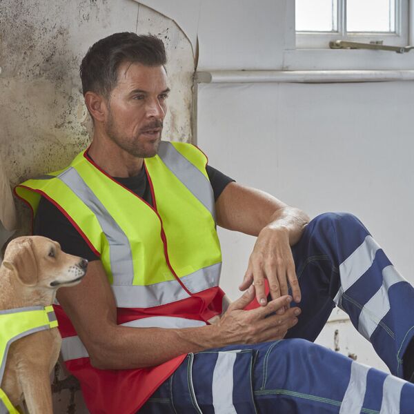 Hi-vis two-tone waistcoat (HVW122) Thumbnail